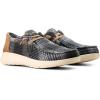 imageARIAT Mens Hilo Stretch SneakerBlack  Grey Flannel
