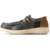 imageARIAT Mens Hilo Stretch SneakerBlack  Grey Flannel