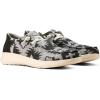 imageARIAT Mens Hilo Stretch SneakerBlack  White Flannel BlanketBlack Suede