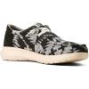 imageARIAT Mens Hilo Stretch SneakerBlack  White Flannel BlanketBlack Suede