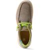 imageARIAT Mens Hilo Stretch SneakerSlate Grey MeshLime Green