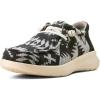 imageARIAT Mens Hilo Stretch SneakerBlack  White Flannel BlanketBlack Suede