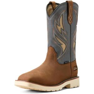 imageARIAT Mens Activator Venttek Steel Toe Work Boot WesternAlamo BrownStone Grey
