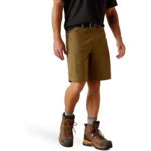 imageARIAT Mens Rebar Durastretch Made Tough 10quot ShortDark Olive