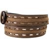 imageARIAT Mens Double Hole Roller Buckle Work Leather BeltBrown