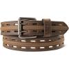 imageARIAT Mens Double Hole Roller Buckle Work Leather BeltBrown