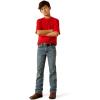 imageARIAT Boys Etched Buffalo Lof Flag TShirtRedline