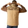 imageARIAT Mens Cruis Insulated Vest Athletic Outerwear Casual Comfort Technology  BrownCornstalk Heather