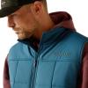 imageARIAT Mens Cruis Insulated Vest Athletic Outerwear Casual Comfort Technology  BrownDeep Dive