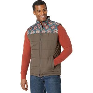 imageARIAT Mens Cruis Insulated Vest Athletic Outerwear Casual Comfort Technology  BrownBanyan BarkSouthwest