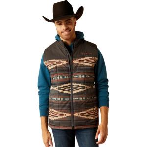 imageARIAT Mens Cruis Insulated Vest Athletic Outerwear Casual Comfort Technology  BrownCornstalk