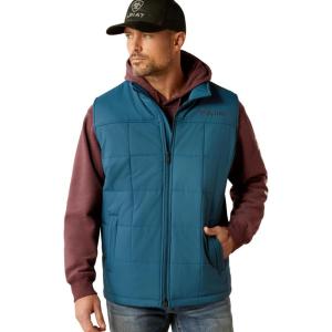 imageARIAT Mens Cruis Insulated Vest Athletic Outerwear Casual Comfort Technology  BrownDeep Dive