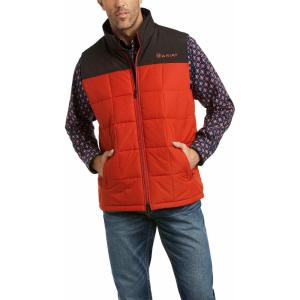 imageARIAT Mens Cruis Insulated Vest Athletic Outerwear Casual Comfort Technology  BrownRooibos TeaEspresso
