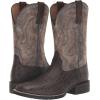 imageAriat Mens Steadfast Western BootChocolate Elephant PrintCrinkled Grey
