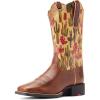 imageAriat Womens Round Up Wide Square Toe Western BootLioness