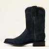 imageAriat Mens Yellowstone Midnight Rancher Western BootOiled Navy Roughout