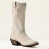 imageAriat Mens Yellowstone Shepherd Western BootCloud White SuedeShredded White