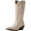 imageAriat Mens Yellowstone Shepherd Western BootCloud White SuedeShredded White