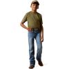 imageARIAT Boys Roped Diamond TShirtMilitary Heather