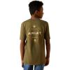 imageARIAT Boys Roped Diamond TShirtMilitary Heather