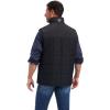 imageAriat Mens Cruis Insulated Vest Athletic Outerwear Casual Comfort Technology  BrownBlackphantom Heather