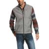 imageAriat Mens Vernon 20 Softshell Vest Athletic Outerwear Casual Full Zip  BlackCoffee Bean