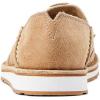 imageAriat Womens Cruiser Embossed Moccasins Flats Casual  BlueAdobeTan and White Hair on