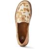 imageAriat Womens Cruiser Embossed Moccasins Flats Casual  BlueAdobeTan and White Hair on