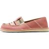 imageAriat Womens Cruiser Embossed Moccasins Flats Casual  BlueBaby Pink SerapeAzalea Suede