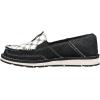 imageAriat Womens Cruiser Embossed Moccasins Flats Casual  BlueBlack Suede EmbossBlack and White Ariat Logo