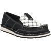 imageAriat Womens Cruiser Embossed Moccasins Flats Casual  BlueBlack Suede EmbossBlack and White Ariat Logo