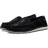 imageAriat Womens Cruiser Embossed Moccasins Flats Casual  BlueBlack SuedeGold Glitter