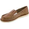 imageAriat Womens Cruiser Embossed Moccasins Flats Casual  BlueBronze Blanket Emboss