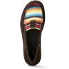 imageAriat Womens Cruiser Embossed Moccasins Flats Casual  BlueBrown Bomber