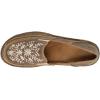imageAriat Womens Cruiser Embossed Moccasins Flats Casual  BlueBrown Bomber Embroidered