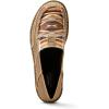 imageAriat Womens Cruiser Embossed Moccasins Flats Casual  BlueBrown BomberSanta Fe Mustard