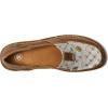 imageAriat Womens Cruiser Embossed Moccasins Flats Casual  BlueCarmella BrownDaisy Logo Print
