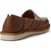 imageAriat Womens Cruiser Embossed Moccasins Flats Casual  BlueCarmella BrownDaisy Logo Print