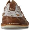 imageAriat Womens Cruiser Embossed Moccasins Flats Casual  BlueCarmella BrownDaisy Logo Print