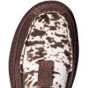 imageAriat Womens Cruiser Embossed Moccasins Flats Casual  BlueChocolate Chip SuedeSpotted Hair on
