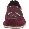 imageAriat Womens Cruiser Embossed Moccasins Flats Casual  BlueDark BurgundyWine Saddle Blanket