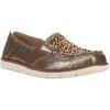 imageAriat Womens Cruiser Embossed Moccasins Flats Casual  BlueGolden BrownMini Leopard