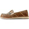 imageAriat Womens Cruiser Embossed Moccasins Flats Casual  BlueMariposaBrown Floral Emboss