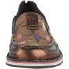 imageAriat Womens Cruiser Embossed Moccasins Flats Casual  BlueMetallic Bronze