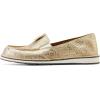 imageAriat Womens Cruiser Embossed Moccasins Flats Casual  BluePearl Floral Emboss