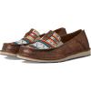 imageAriat Womens Cruiser Embossed Moccasins Flats Casual  BlueRose GoldArrow Print