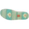 imageAriat Womens Cruiser Embossed Moccasins Flats Casual  BlueTan SuedeTurquoise Boquillas Print