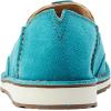 imageAriat Womens Cruiser Embossed Moccasins Flats Casual  BlueTeal SuedeTurq Serape