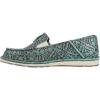 imageAriat Womens Cruiser Embossed Moccasins Flats Casual  BlueTurquoise Blanket Emboss