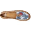 imageAriat Womens Cruiser Embossed Moccasins Flats Casual  BlueWalnutRed White and Blue Pareau Prin